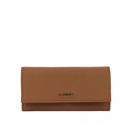 Portefeuille femme 207g marron doré