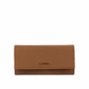 Portefeuille femme 207g marron doré