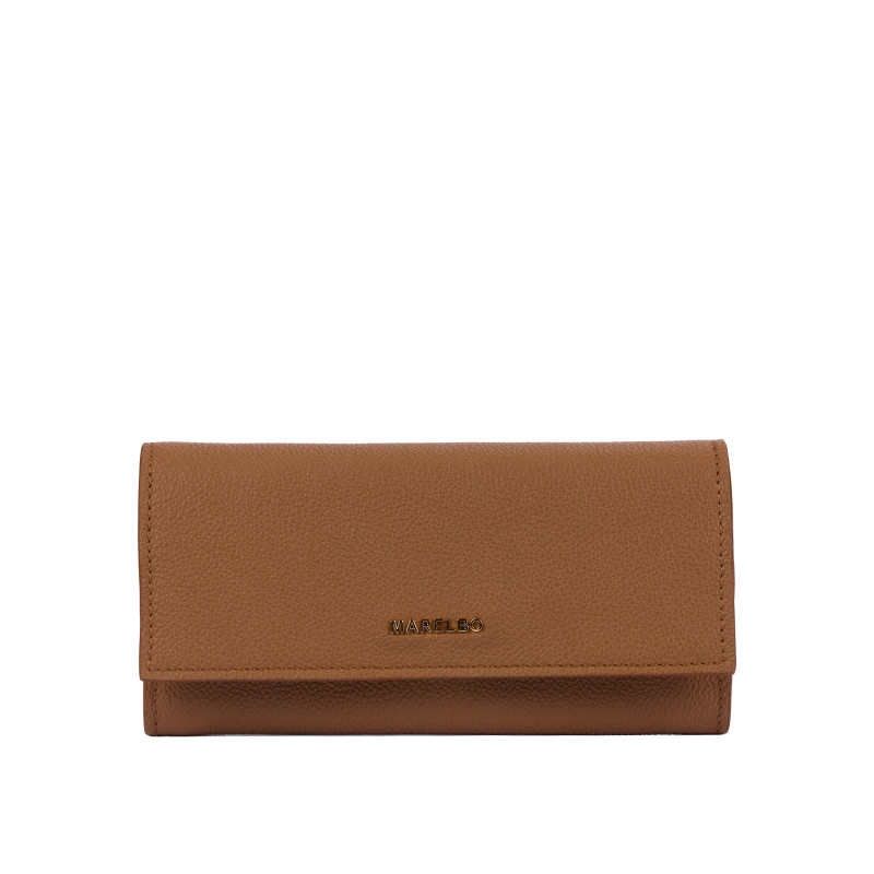 Portefeuille femme 207g marron doré