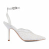 Sandales femme 1370 blanc combiné