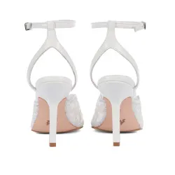 Sandales femme 1370 blanc combiné