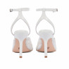 Sandales femme 1370 blanc combiné