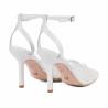 Sandales femme 1370 blanc combiné