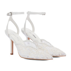 Sandales femme 1370 blanc combiné