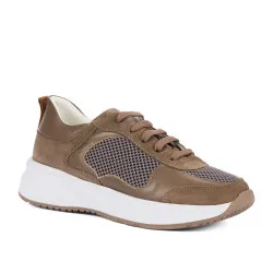 Baskets pour femmes 6098 sable combiné