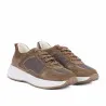 Baskets pour femmes 6098 sable combiné
