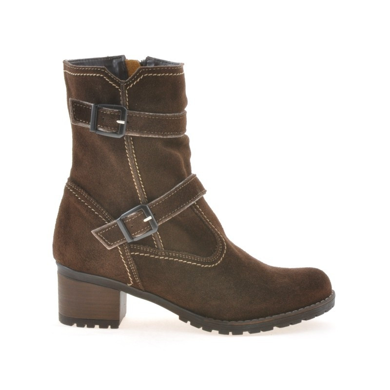 Bottes femme 3278 café velours
