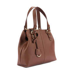Sac à main femme bandoulière 004-1g cognac