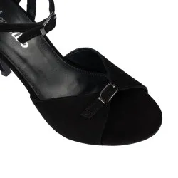Sandales femme 1365 velours noir