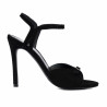 Sandales femme 1365 velours noir