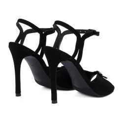 Sandales femme 1365 velours noir