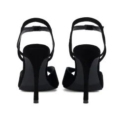 Sandales femme 1365 velours noir