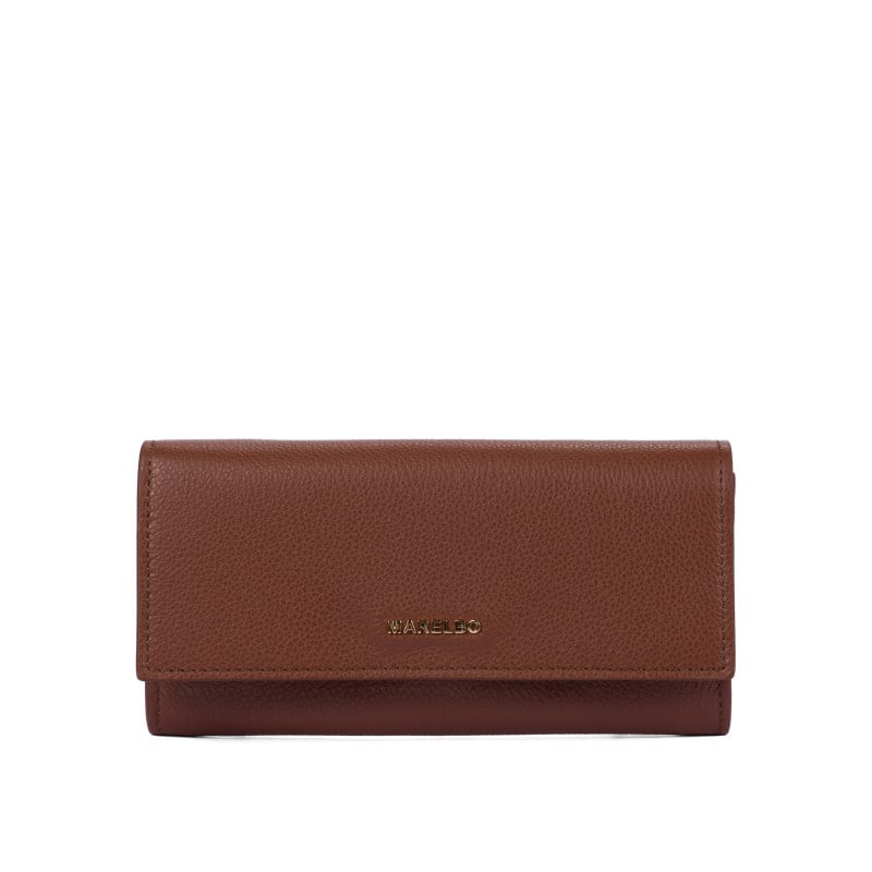 Portefeuille femme 207g cognac
