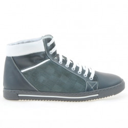 Bottes hommes 467 gris+blanc