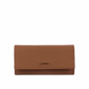 Portefeuille femme 207g marron doré