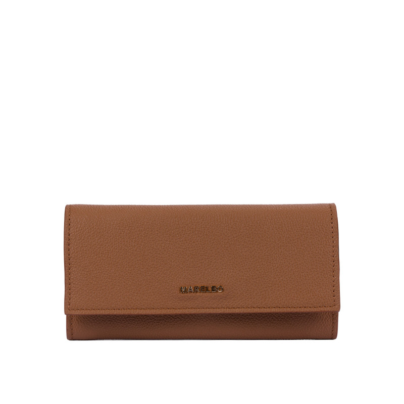 Portefeuille femme 207g marron doré
