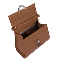 Sac à main pour femme 032g 01 marron doré