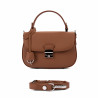 Sac à main femme 022g 01 marron doré