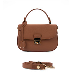 Sac à main femme 022g brun doré