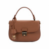 Sac à main femme 022g brun doré