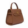 Sac à main femme bandoulière 033g marron doré