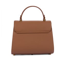 Sac à main femme bandoulière 033g marron doré
