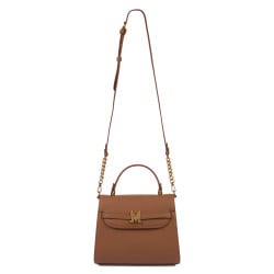 Sac à main femme bandoulière 033g marron doré