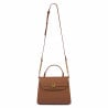 Sac à main femme bandoulière 033g marron doré