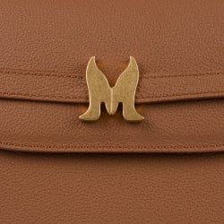 Sac à main femme bandoulière 033g marron doré