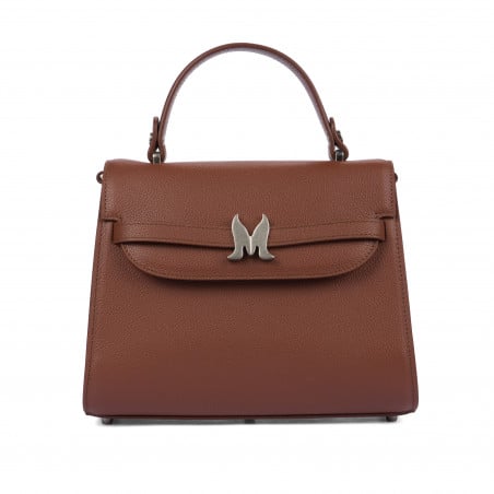 Sac à main femme bandoulière 033g 01 cognac