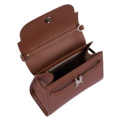 Sac à main femme bandoulière 033g 01 cognac