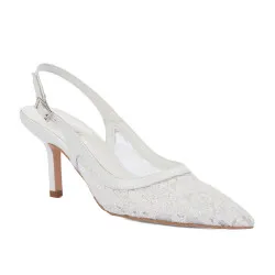 Sandales femme 1368 blanc combiné