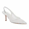 Sandales femme 1368 blanc combiné