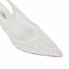 Sandales femme 1368 blanc combiné