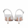 Sandales femme 1368 blanc combiné