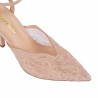 Sandales femme 1370 beige combiné
