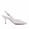 Sandales femme 1368 blanc combiné