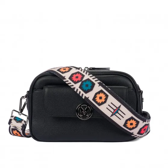 Sac à bandoulière femme 014g 01 biz noir