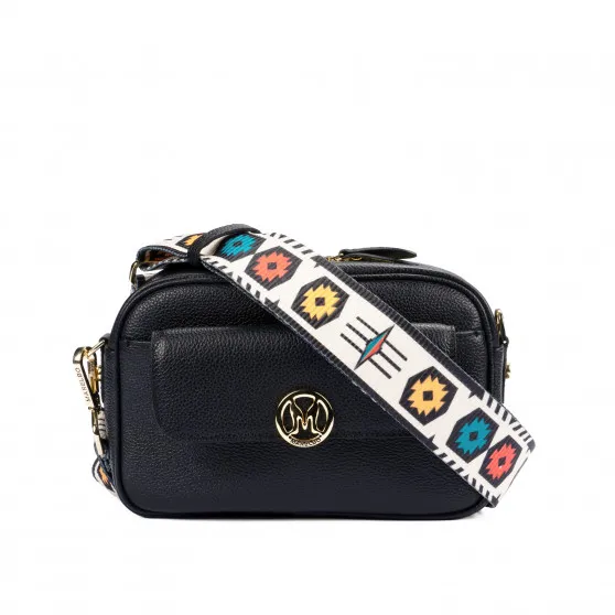 Sac à main pour femme à bandoulière 014g noir