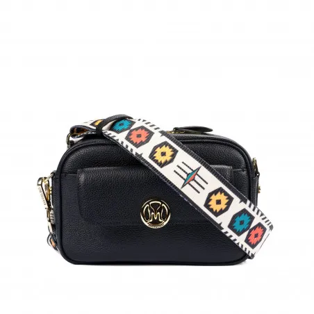 Sac à main pour femme à bandoulière 014g noir