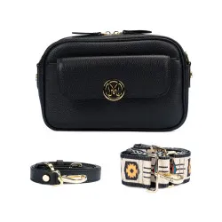 Sac à main pour femme à bandoulière 014g noir