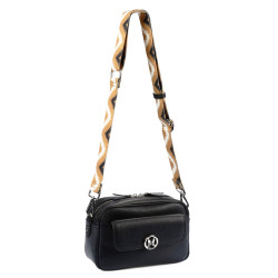 Sac à main femme bandoulière 014g 01 noir