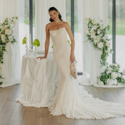 Sandales femme 1370 beige combiné