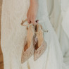 Sandales femme 1370 beige combiné