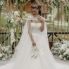 Sandales femme 1370 blanc combiné