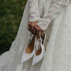 Sandales femme 1353 satin blanc lifestyle