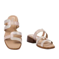 Sandales femme 5130 poudre combiné
