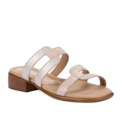 Sandales femme 5130 poudre combiné
