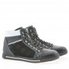Bottes hommes 467 noir+blanc