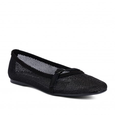 Ballerines femme 1369 noir combiné